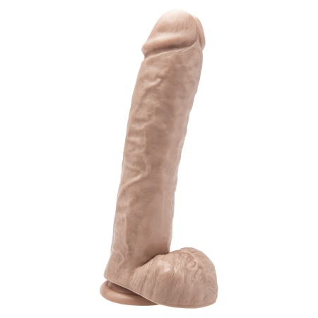 Dildo Get Real 11 z jądrami i przyssawką 28 cm - 1