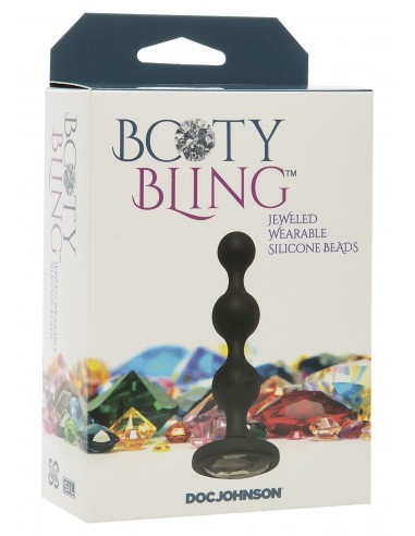 Zatyczka analna z koralikami Booty Bling Wearable Beads - Korki analne silikonowe - 2