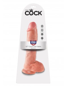 DILDO XXL COCK 10 INCH W/ BALLS SKIN - Dilda giganty - 1 2