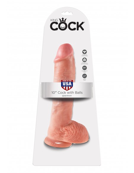 DILDO XXL COCK 10 INCH W/ BALLS SKIN - Dilda giganty - 2