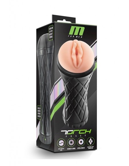 Masturbator M For Men The Torch Pussy Vanilla - Masturbatory i Sztuczne pochwy - 2