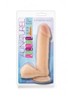 Realistyczne Dildo Au Naturel 8Inch Sensa Feel Dildo Beige - Dilda realistyczne - 1 2