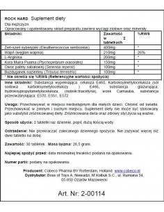 Przyśpiesz erekcję Rock Hard (30 CAPS)  - Dłuższa i mocniejsza erekcja - 1 2