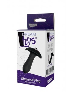 Wibrujący korek analny DIAMOND SINGLE SPEED PLUG - Kulki i korki analne wibrujące - 1 2