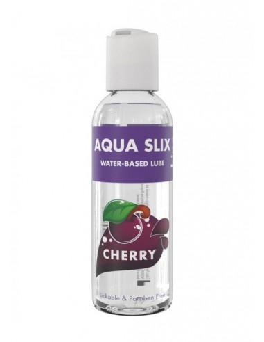 Wodny lubrykant Aqua Slix Cherry 100 ml - Lubrykanty do seksu klasycznego - 1
