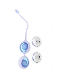 Kulki gejszy OVO L1 LOVEBALLS LIGHT BLUE - Kulki Gejszy Podwójne i Pojedyncze - 1