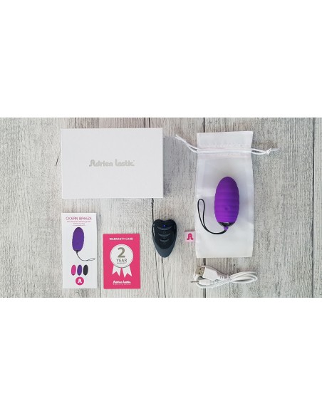 Bezprzewodowe jajeczko wibrujące AD. Ocean breeze pink - Wibratory Jajeczka - 3