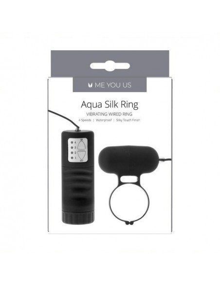 Pierścien erekcyjny wibrujący Linx Aqua Silks Cock Ring Czarny OS - Pierścienie erekcyjne wibrujące - 2