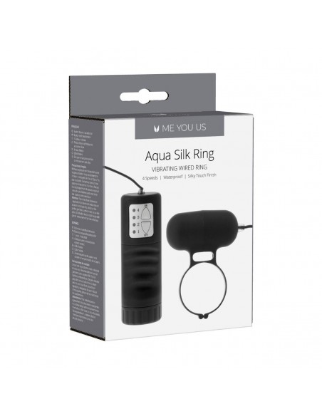 Pierścien erekcyjny wibrujący Linx Aqua Silks Cock Ring Czarny OS - Pierścienie erekcyjne wibrujące - 3