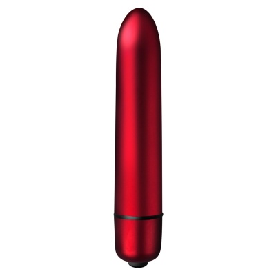 Wibrobulletka Scarlet Velvet Red z 10 trybami wibracji, długość 9,2 cm, średnica 1,7 cm - 1