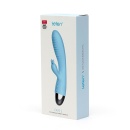 Wibrator Króliczek Faye 2 Turkusowy 19 cm - 2