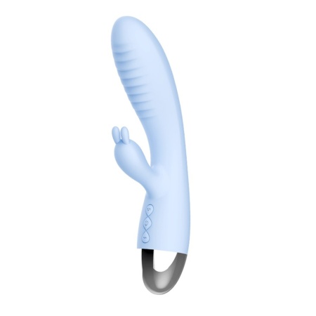Wibrator Króliczek Faye 2 Turkusowy 19 cm - 1
