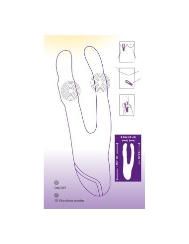 Stymulator dla Par Double Vibrator - Stymulatory i wibratory dla par - 3