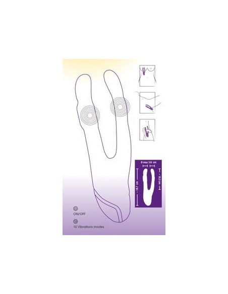 Stymulator dla Par Double Vibrator - Stymulatory i wibratory dla par - 3