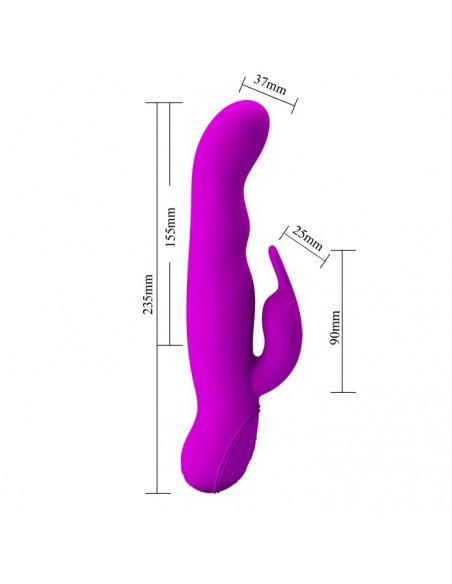 Wibrator królik MYSTIC, 30vibration 7rotation - Wibratory Króliczki - 5