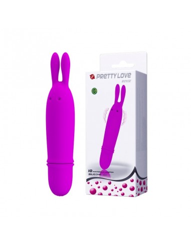 Mini Wibrator Boyce z Uroczymi Uszkami do Stymulacji Łechtaczki 10 Funkcji - Wibratory Mini - 2