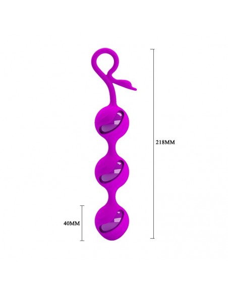 Kulki gejszy PRETTY LOVE - PEARL - Kulki analne, koraliki analne - 6