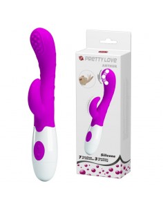 Wibrator Króliczek ARTHUR z Wypustkami 7 Funkcji Wibracji - Wibratory Króliczki - 1 2