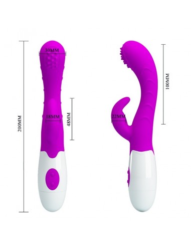 Wibrator Króliczek ARTHUR z Wypustkami 7 Funkcji Wibracji - Wibratory Króliczki - 7