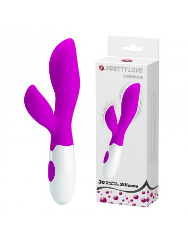 Delikatny Wibrator z Króliczkiem NEWMAN 30 Funkcji - Wibratory Króliczki - 2