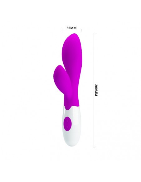 Delikatny Wibrator z Króliczkiem NEWMAN 30 Funkcji - Wibratory Króliczki - 7