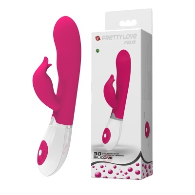 Wibrator Felix ze stymulatorem łechtaczki 20 cm - 1 2