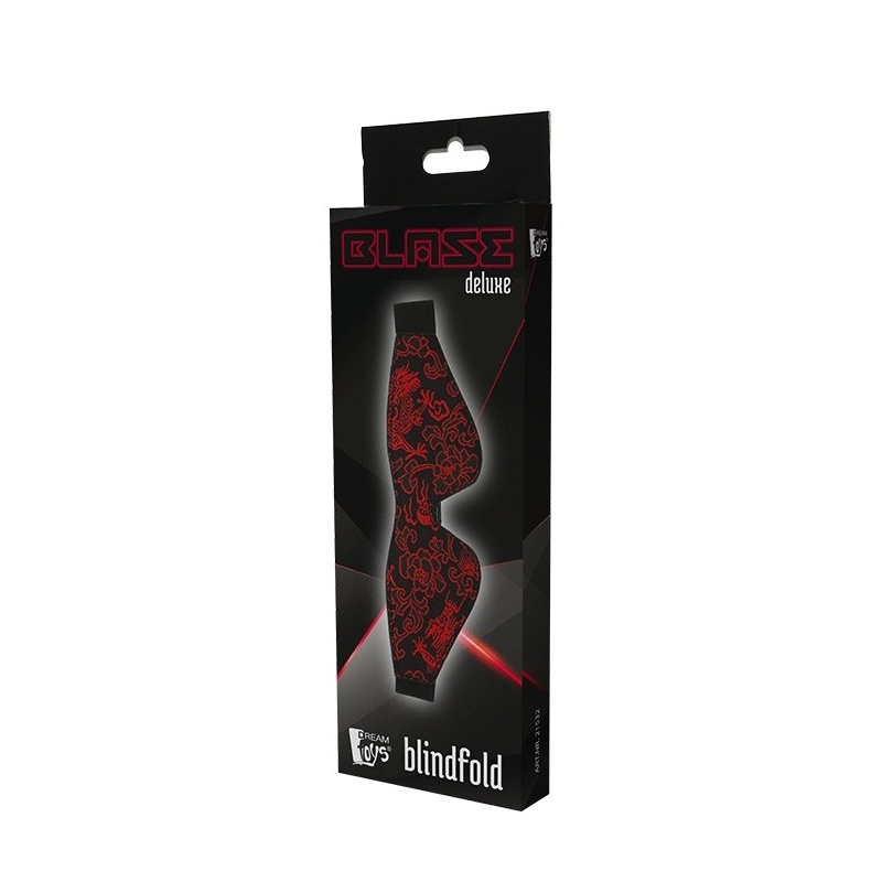 Opaska na oczy BLAZE DELUXE BLINDFOLD - neoprenowa, elastyczna taśma, rozmiar uniwersalny - 2