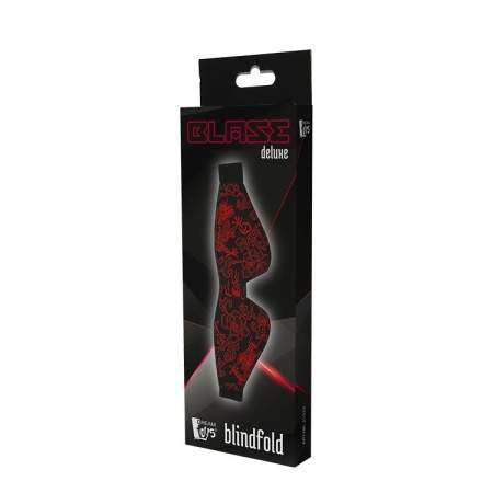 Opaska na oczy BLAZE DELUXE BLINDFOLD - neoprenowa, elastyczna taśma, rozmiar uniwersalny - 2