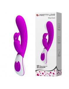 Wibrator królik HARLAN, 12 function - Wibratory Króliczki - 1 2