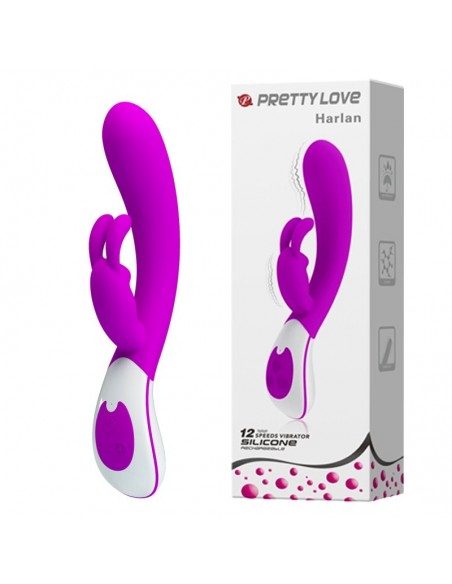 Wibrator królik HARLAN, 12 function - Wibratory Króliczki - 2