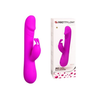 Wibrator Clement z 30 trybami wibracji i stymulatorem łechtaczki 21 cm - 1 2