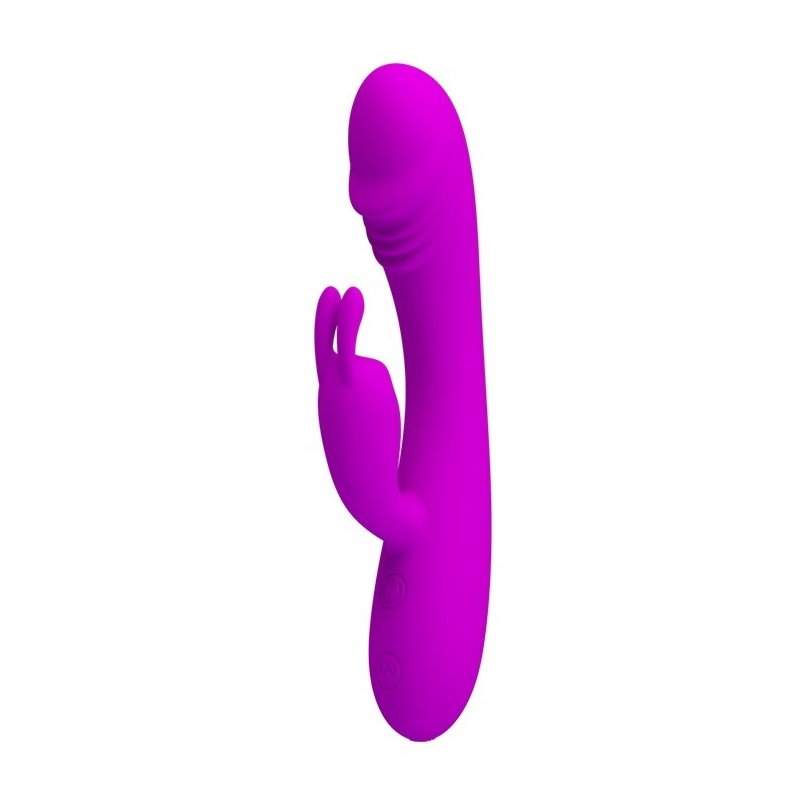 Wibrator Hunter z 30 funkcjami, podwójnym silnikiem i długością 17 cm - 1