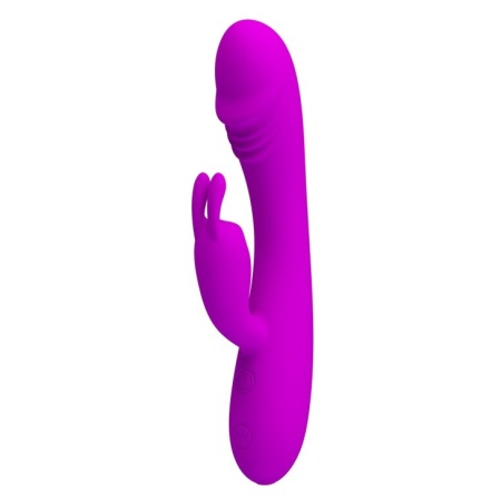 Wibrator Hunter z 30 funkcjami, podwójnym silnikiem i długością 17 cm - 1