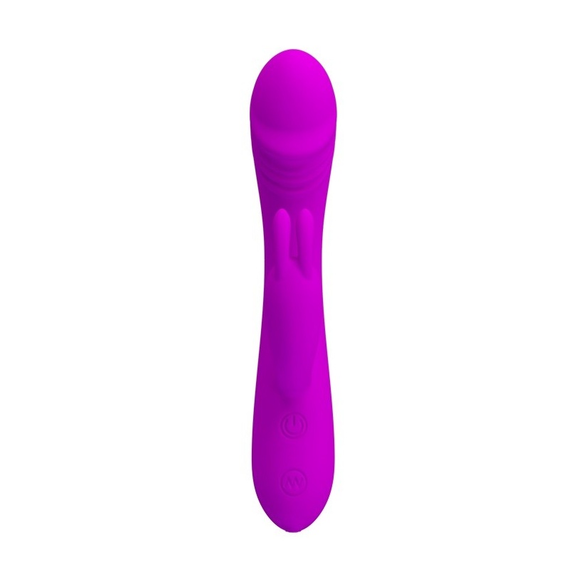 Wibrator Hunter z 30 funkcjami, podwójnym silnikiem i długością 17 cm - 3