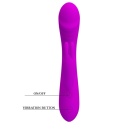 Wibrator Hunter z 30 funkcjami, podwójnym silnikiem i długością 17 cm - 6