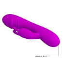 Wibrator Hunter z 30 funkcjami, podwójnym silnikiem i długością 17 cm - 7