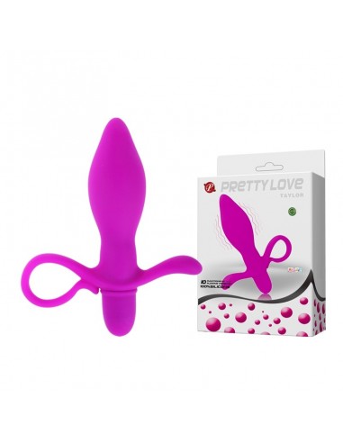 Wibrujący korek analny TAYLOR, 10 function - Kulki i korki analne wibrujące - 1