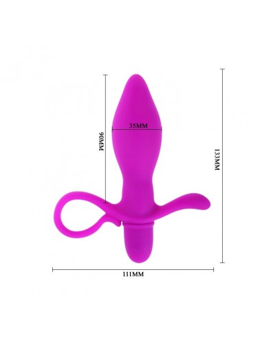 Wibrujący korek analny TAYLOR, 10 function - Kulki i korki analne wibrujące - 6