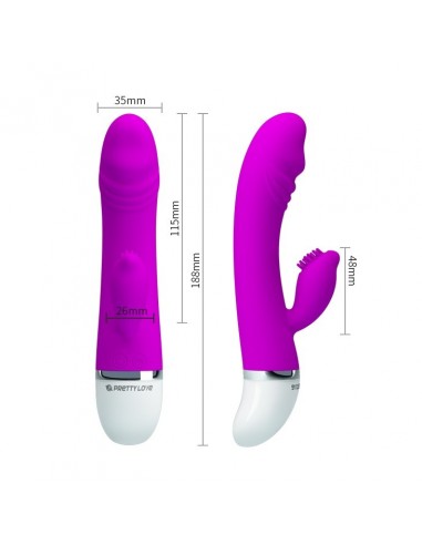 Wibrator ze Stymulacją Łechtaczki DAVID 30 Funkcji - Wibratory Króliczki - 6