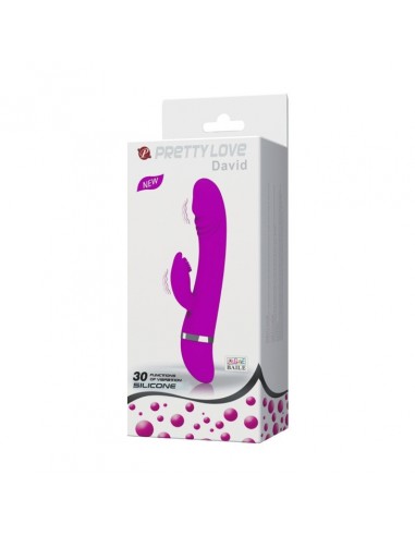 Wibrator ze Stymulacją Łechtaczki DAVID 30 Funkcji - Wibratory Króliczki - 9