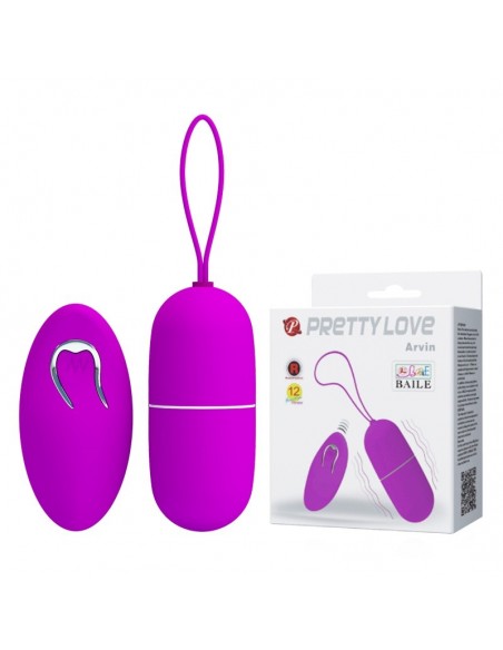 Bezprzewodowe Jajeczko Wibrujące Arvin 12 Funkcji Wibracji - Kulki Gejszy i Jajeczka Wibrujące - 2