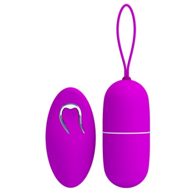 Wibrator Pretty Love Arvin z pilotem i 12 funkcjami – elipsoidalny, 9 cm - 1