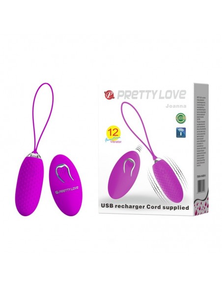 Bezprzewodowe Jajeczko Wibrujące Joanna 12 Funkcji - Kulki Gejszy i Jajeczka Wibrujące - 2