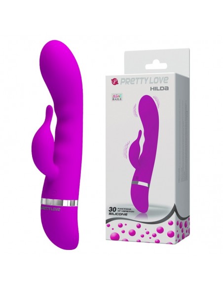 Masażer z Króliczkiem HILDA 30 Funkcji Wibracji - Wibratory Króliczki - 2