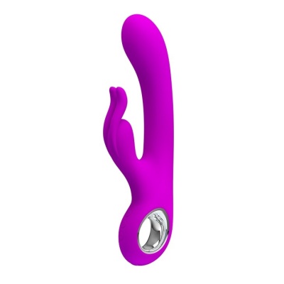 Wibrator pochwowy HOT RABBIT ze stymulatorem łechtaczki - 1