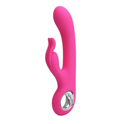 Wibrator Carina ze stymulatorem łechtaczki, dwoma silnikami, 18,5 cm - 1