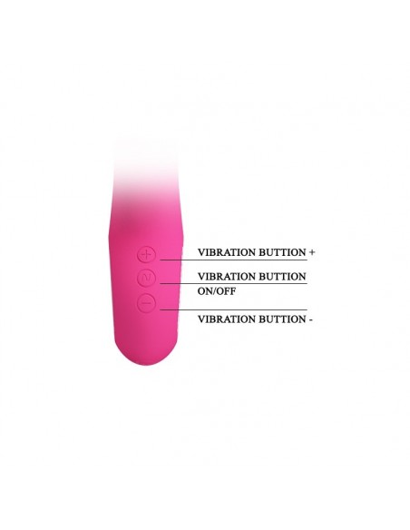 Wibrator królik CARINA, PINK, USB, 7 function - Wibratory Króliczki - 7
