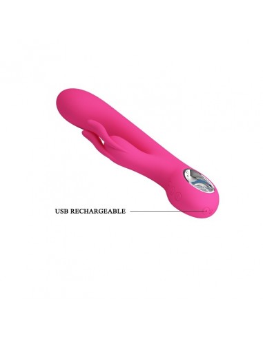 Wibrator królik CARINA, PINK, USB, 7 function - Wibratory Króliczki - 8