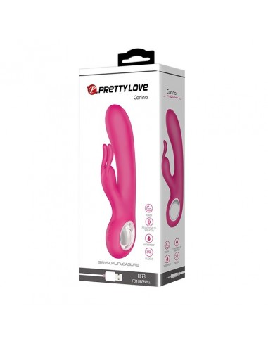 Wibrator królik CARINA, PINK, USB, 7 function - Wibratory Króliczki - 10