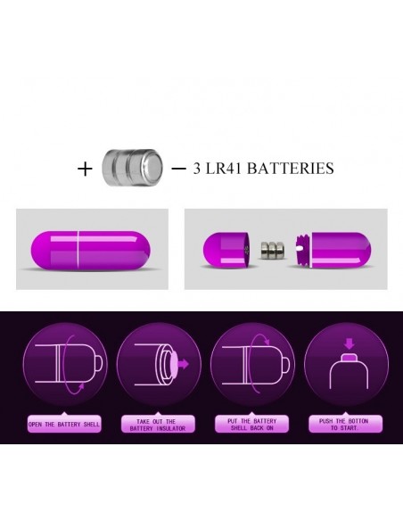 Wibrująca nakładka na palec MAXWELL PURPLE - Nakładki na palce - 8